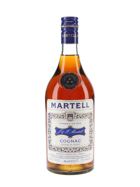 Martell 3 Star VS Bottled 1970s 68cl / 40%