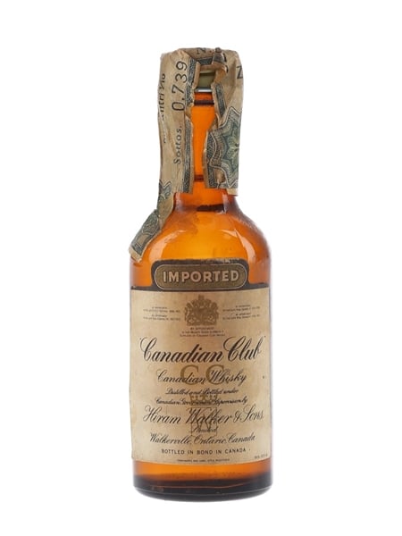 Canadian Club Bottled 1960s - Spirit 4.7cl / 40%