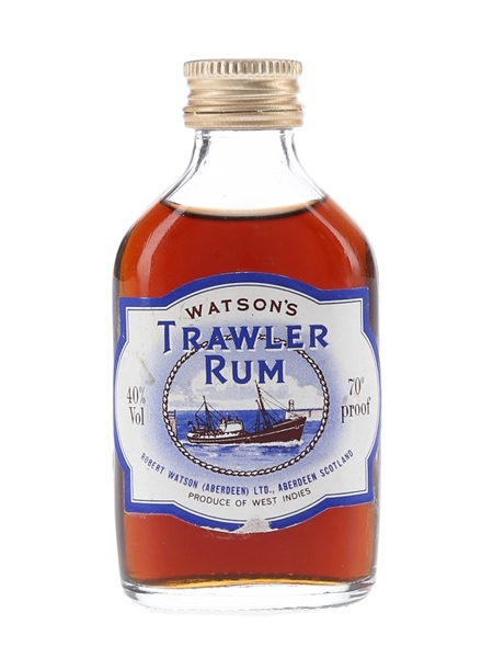 Watson's Trawler Rum Bottled 1970s-1980s 5cl / 40%