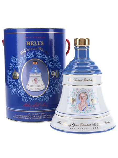 Bell's Ceramic Decanter The Queen Mother's 90th Birthday 75cl / 43%