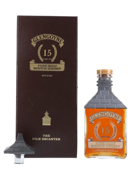 Glengoyne 15 Year Old Kiln Decanter Bottled 1980s 100cl / 43%