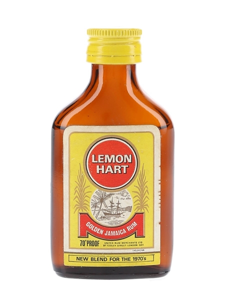 Lemon Hart Golden Jamaica Rum Bottled 1970s 5cl / 40%