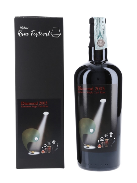 Diamond 2003 Demerara Rum Bottled 2018 - Milano Rum Festival 70cl / 57%