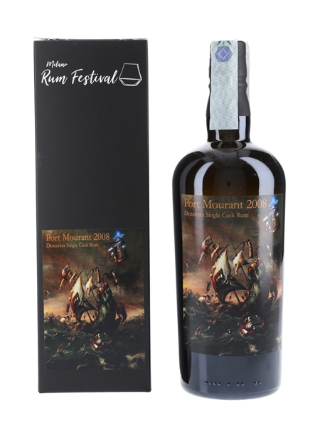 Port Mourant 2008 Demerara Rum Bottled 2018 - Milano Rum Festival 70cl / 57%