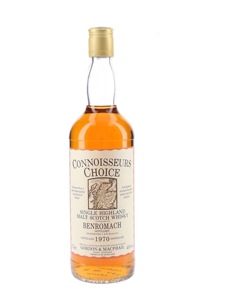 Benromach 1970 Bottled 1980s-1990s - Connoisseurs Choice 75cl / 40%