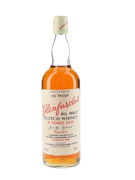 Glenfarclas 8 Year Old 105 Proof Bottled 1980s 75cl / 60%