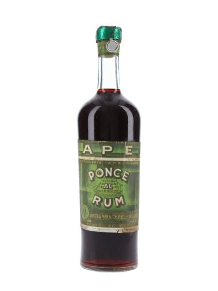 Ape Ponce Al Rum Bottled 1950s 100cl / 45%