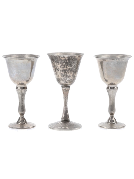 Silver Goblets  11cm x 5.5cm