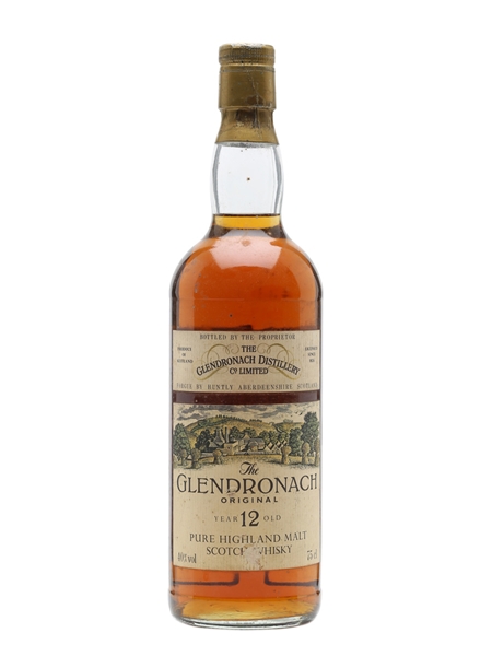 Glendronach 12 Years Old Bottled 1980s 75cl