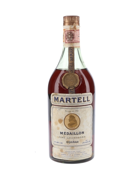 Martell Medaillon VSOP Bottled 1960s - Carlo Salengo 73cl / 40%