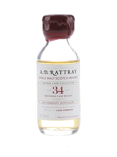 Miltonduff 1983 Cask #7449 34 Year Old - A D Rattray 3cl / 47.3%