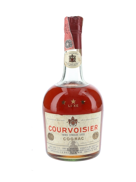 Courvoisier 3 Star Luxe Bottled 1970s - Cedal 73cl / 40%