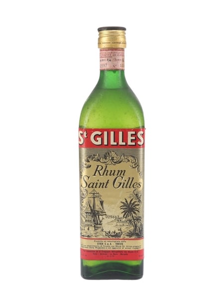 Saint Gilles Rhum Bottled 1960s - Stock 75cl / 45%