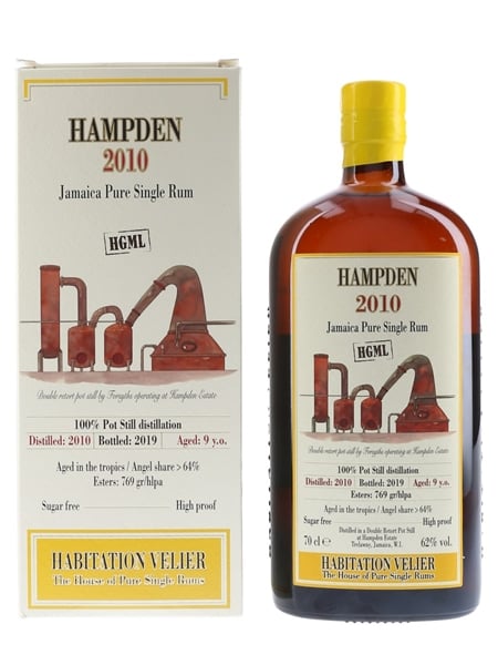 Hampden 2010 HGML Bottled 2019 - Habitation Velier 70cl / 62%