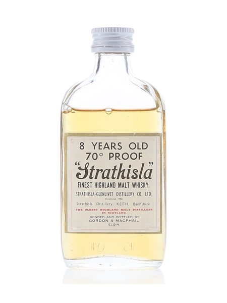 Strathisla 8 Year Old Bottled 1970s - Gordon & MacPhail 5cl / 40%