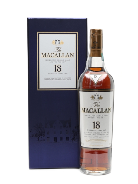 Macallan 18 Years Old 1993 and earlier 70cl / 43%