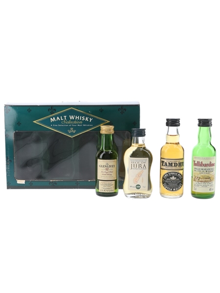 Malt Whisky Selection Glenlivet, Isle Of Jura, Tamdhu & Tullibardine 4 x 5cl / 40%