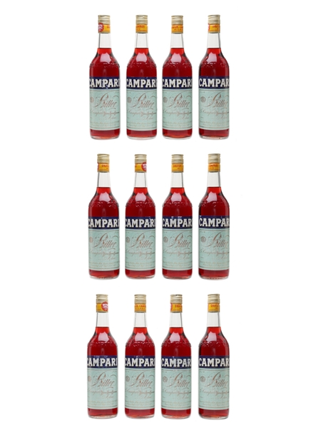 Campari Bitter Bottled 1980s 12 x 75cl / 23.6%