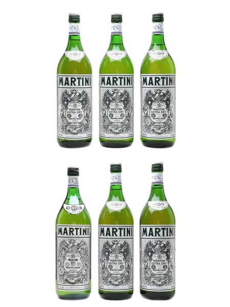 Martini Extra Dry Large Format - Bottled 1980s 6 x 150cl / 14.7%