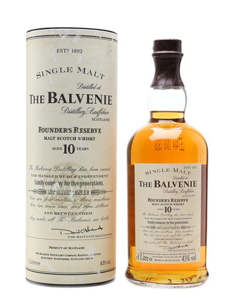 Balvenie 10 Years Old Founder's Reserve 100cl / 43%