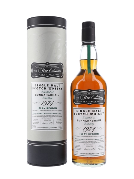 Bunnahabhain 1974 The First Editions 43 Year Old - Edition Spirits 70cl / 41.4%