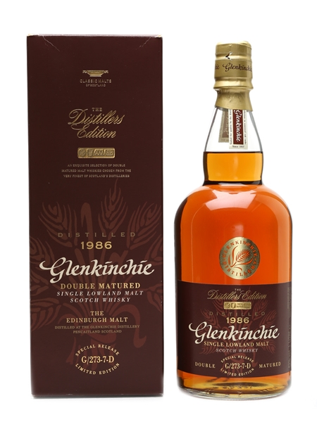 Glenkinchie 1986 Distiller's Edition First Release 100cl