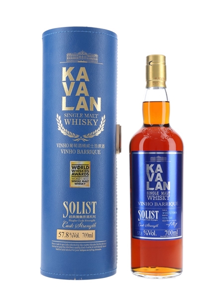 Kavalan Solist Vinho Barrique Distilled 2012, Bottled 2016 70cl / 57.8%