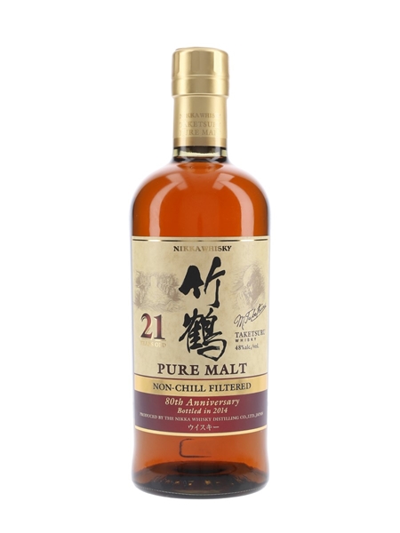 Taketsuru 21 Year Old Bottled 2014 - 80th Annivaersary 70cl / 48%