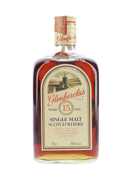 Glenfarclas 15 Year Old Bottled 1980s - Averna 75cl / 46%