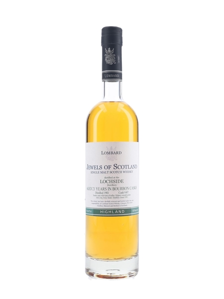 Lochside 1981 Bourbon Cask 21 Year Old Jewels Of Scotland 70cl / 50%