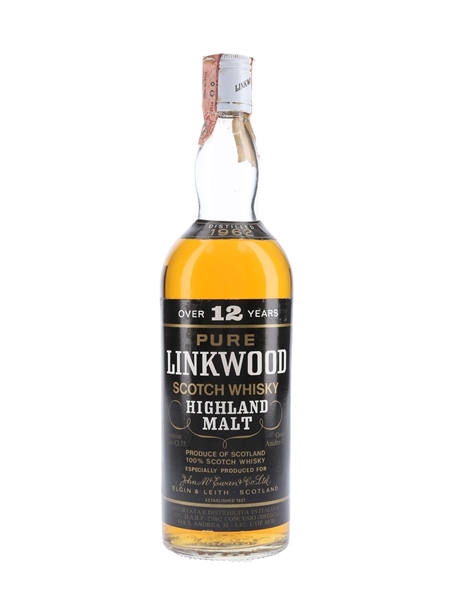 Linkwood 1962 Bottled 1980s - 12 Year Old 75cl / 43%