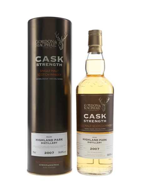 Highland Park 2007 Cask Strength - Gordon & MacPhail 70cl / 58.8%