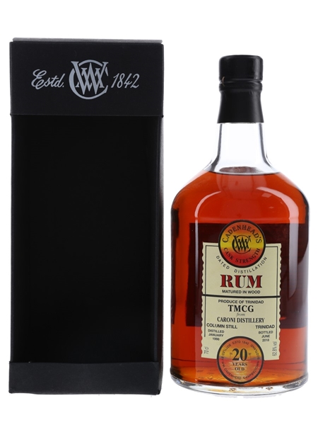 Caroni 1998 20 Year Old TMCG Trinidad Rum Bottled 2018 - Cadenhead's 70cl / 62.8%