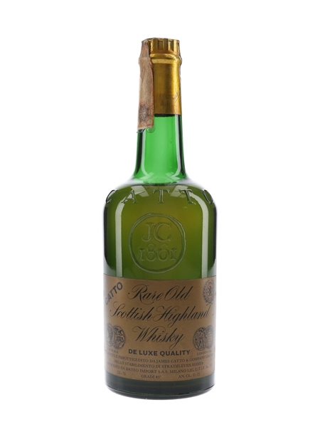 Catto Rare Old Highland Whisky Bottled 1970s - Dateo Import 75cl / 43%