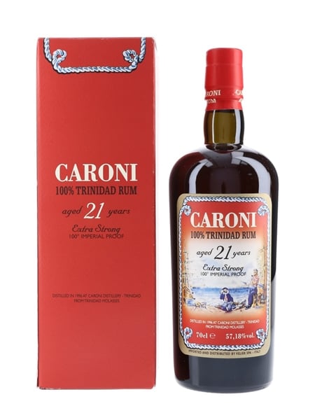 Caroni 1996 21 Year Old Extra Strong Trinidad Rum Bottled 2017 - Velier 70cl / 57.18%