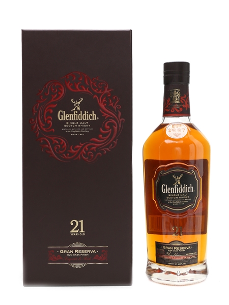 Glenfiddich 21 Years Old Gran Reserva Cuban Rum Finish 70cl