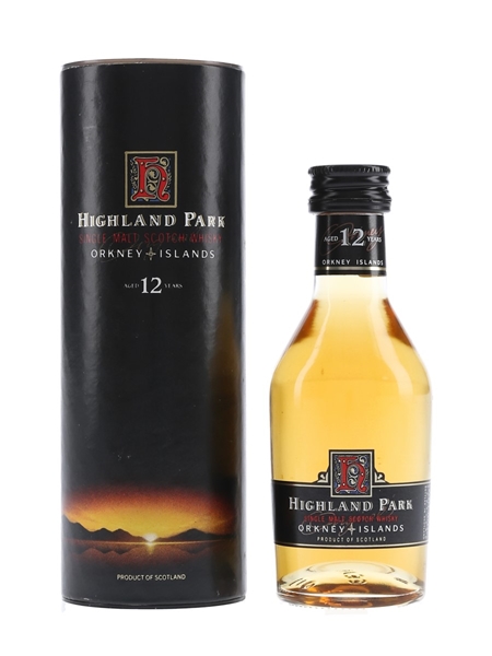 Highland Park 12 Year Old Bottled 1990s 5cl / 40%