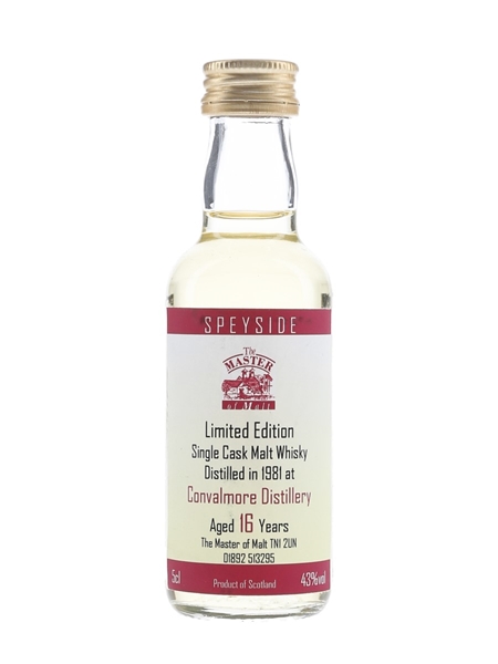 Convalmore 1981 16 Year Old The Master Of Malt 5cl / 43%