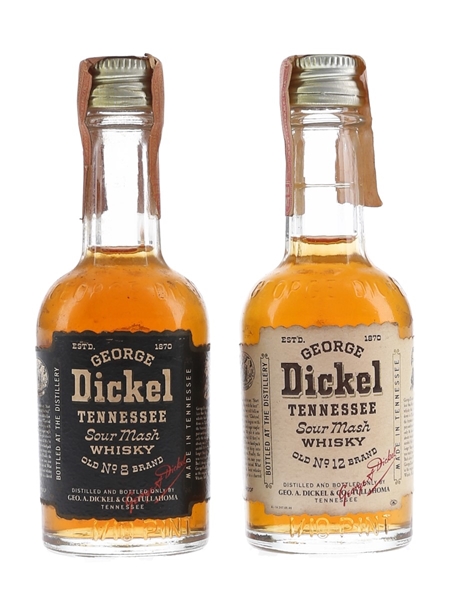 George Dickel Old No. 8 & No.12 Brand  2 x 4.7cl / 45%