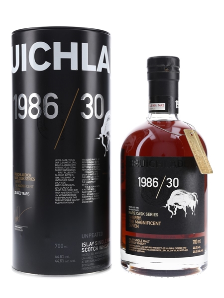 Bruichladdich 1986 30 Year Old Rare Cask  70cl / 44.6%