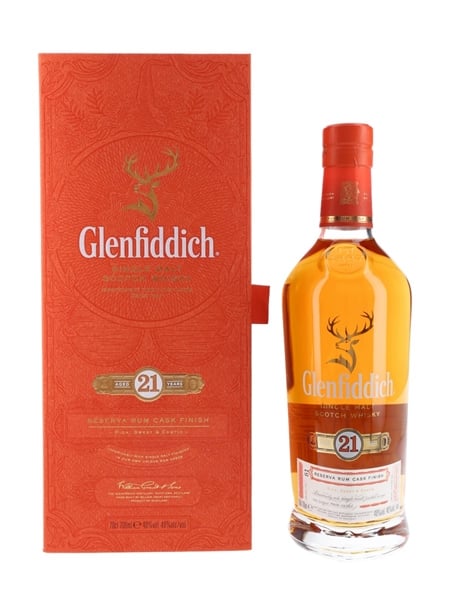 Glenfiddich 21 Year Old Reserva Rum Cask Finish 70cl / 40%