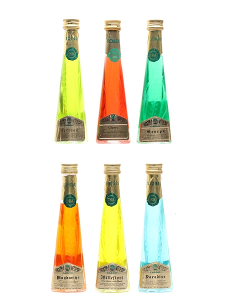 Casoni & Rodino Cristallizzato Bottled 1970s 5 x 4cl