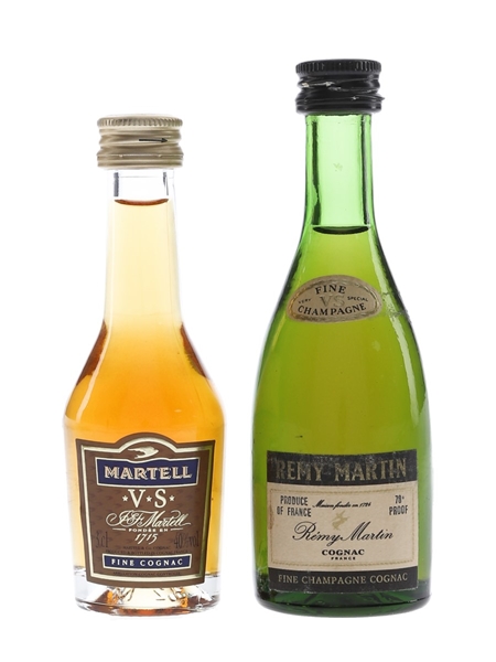 Martell VS & Remy Martin VS  2 x 3cl-5cl / 40%