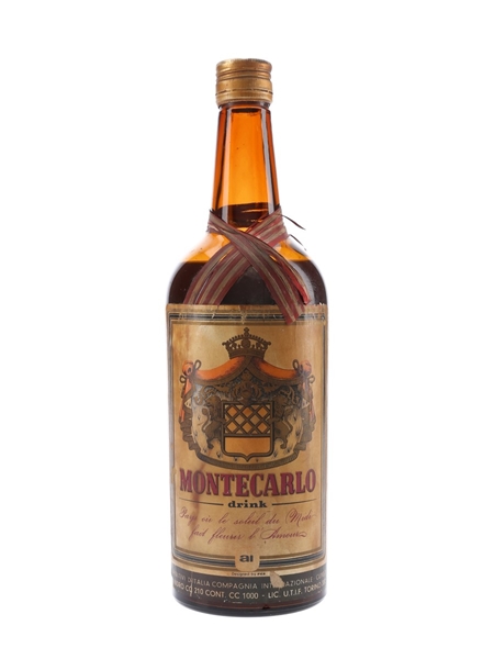 Montecarlo Drink Bottled 1960s 100cl