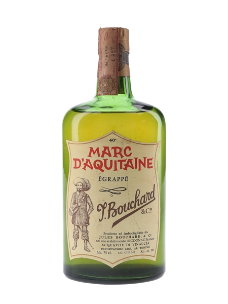J Bouchard Marc D'Aquitaine Bottled 1970s 75cl / 40%