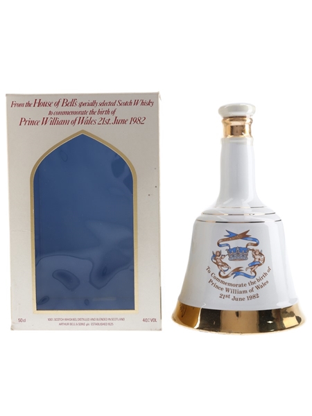 Bell's Ceramic Decanter Prince William Of Wales 1982 50cl / 40%