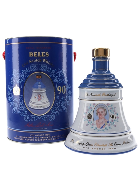 Bell's Ceramic Decanter The Queen Mother's 90th Birthday 75cl / 43%