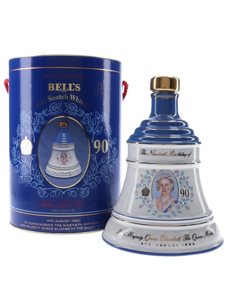 Bell's Ceramic Decanter The Queen Mother's 90th Birthday 75cl / 43%