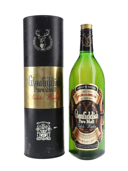 Glenfiddich Pure Malt Bottled 1970s 94.5cl / 43%