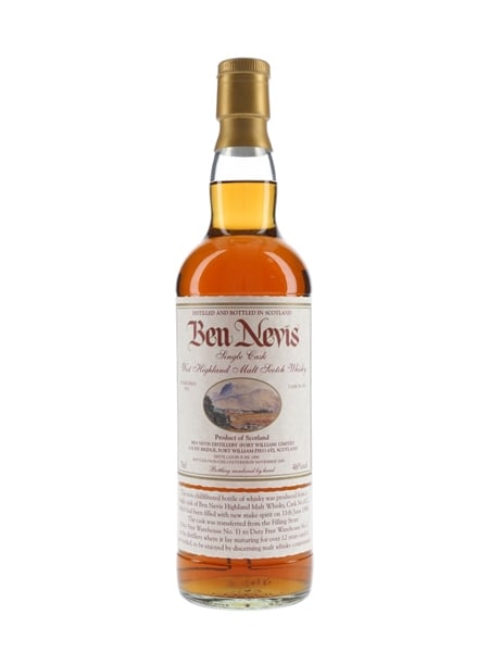 Ben Nevis 1996 Bottled 2008 - Cask No. 811 70cl / 46%